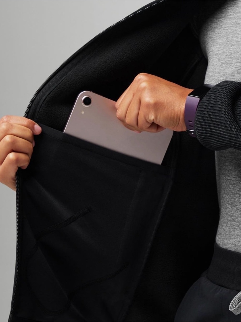 Fabletics Black Utility Jacket - Picture 4 of 11